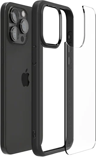 Spigen Ultra Hybrid Apple iPhone 15 Pro Max Hoesje Matte Zwart afbeelding 9
