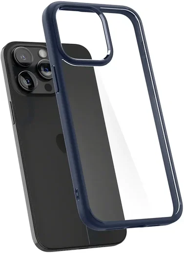 Spigen Ultra Hybrid Apple iPhone 15 Pro Max Hoesje Blauw afbeelding 2