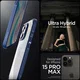 Spigen Ultra Hybrid Apple iPhone 15 Pro Max Hoesje Blauw afbeelding 8