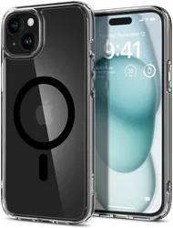 Spigen Ultra Hybrid MagSafe Apple iPhone 15 Hoesje Zwart afbeelding