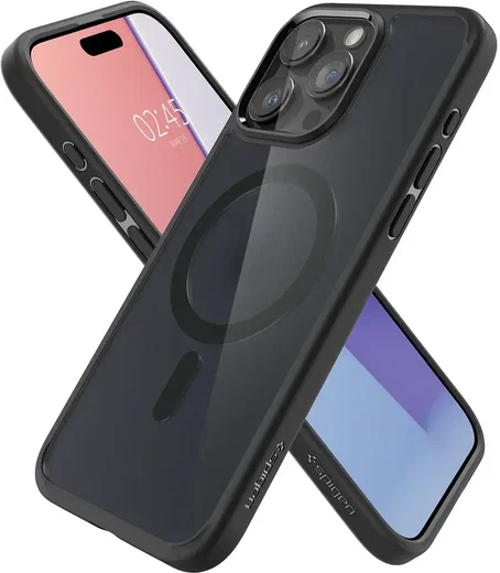 Spigen Ultra Hybrid MagSafe Apple iPhone 15 Pro Hoesje Zwart afbeelding 2