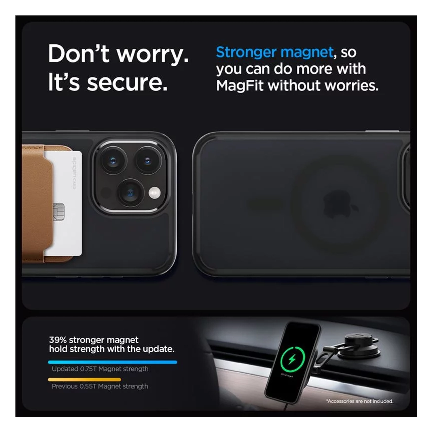 Spigen Ultra Hybrid MagSafe iPhone 15 Pro Max Hoesje Zwart afbeelding 6