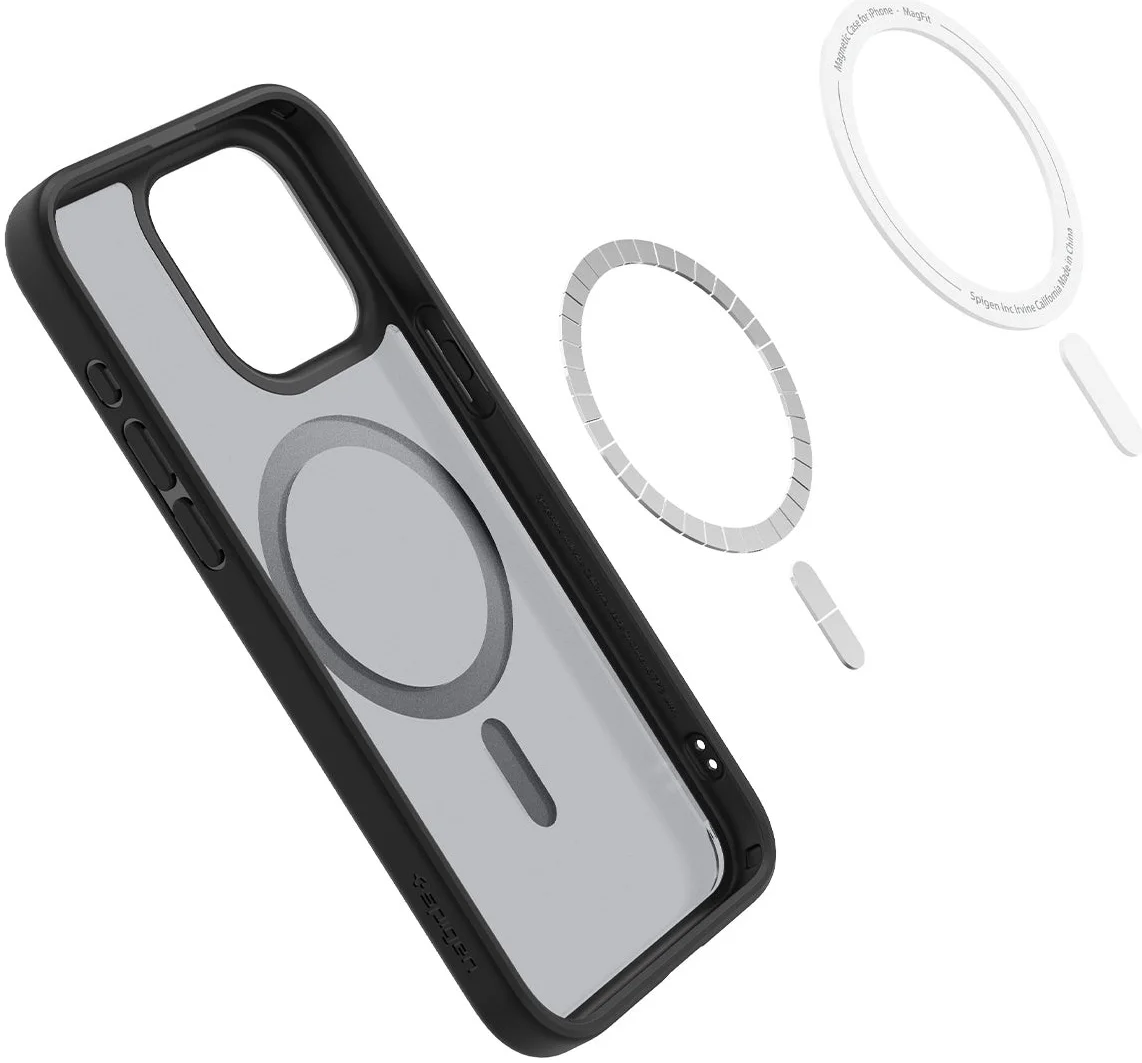 Spigen Ultra Hybrid MagSafe iPhone 15 Pro Max Hoesje Zwart afbeelding 9
