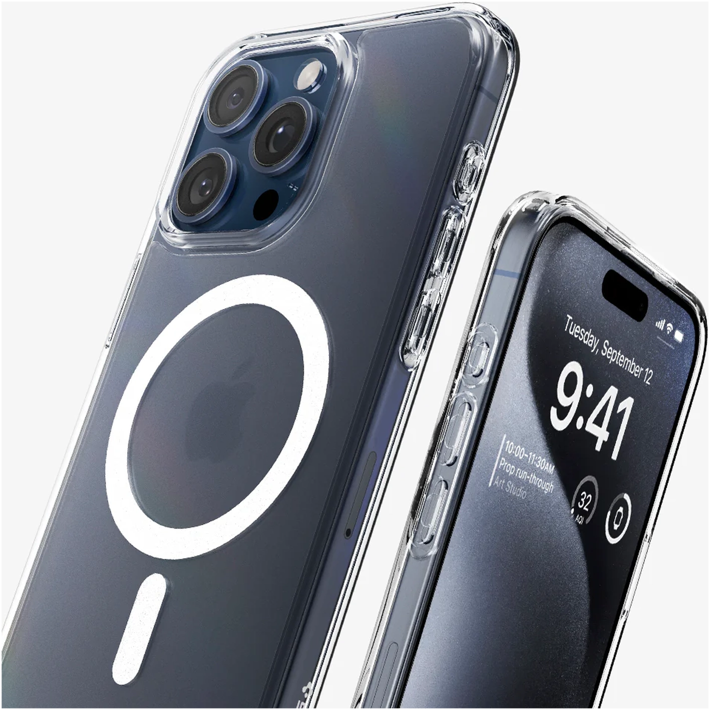 Spigen Ultra Hybrid MagSafe Apple iPhone 15 Pro Max Hoesje Wit afbeelding 9