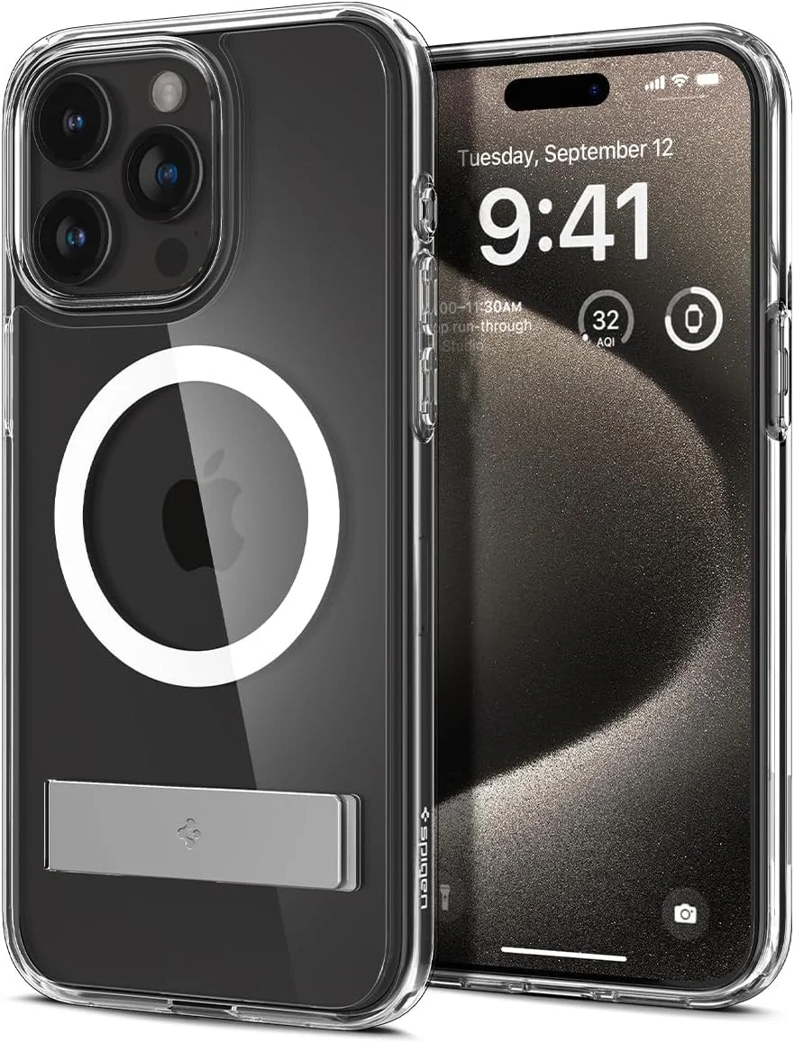 Spigen Ultra Hybrid MagSafe Apple iPhone 15 Pro Max Hoesje Transparant afbeelding 2
