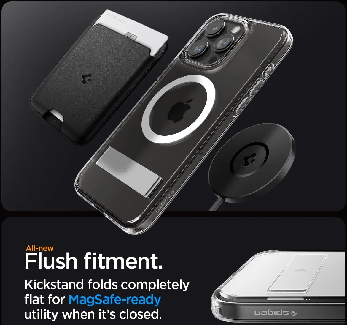 Spigen Ultra Hybrid MagSafe Apple iPhone 15 Pro Max Hoesje Transparant afbeelding 5