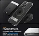 Spigen Ultra Hybrid MagSafe Apple iPhone 15 Pro Max Hoesje Graphite afbeelding 5