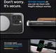 Spigen Ultra Hybrid MagSafe Apple iPhone 15 Pro Max Hoesje Graphite afbeelding 6