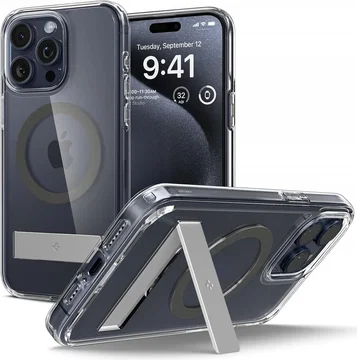 Spigen Ultra Hybrid MagSafe Apple iPhone 15 Pro Max Hoesje Graphite