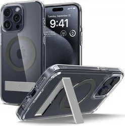 Spigen Ultra Hybrid MagSafe Apple iPhone 15 Pro Max Hoesje Graphite afbeelding