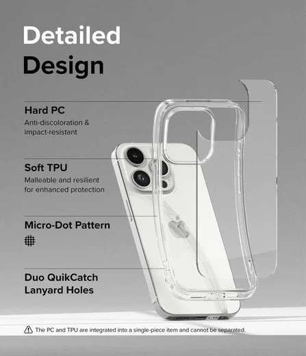 Ringke Fusion Apple iPhone 15 Pro Max Hoesje Transparant afbeelding 5