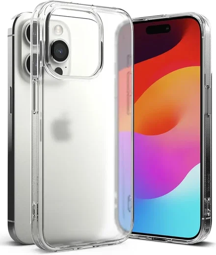 Ringke Fusion Apple iPhone 15 Pro Max Hoesje Matte Transparant afbeelding 1