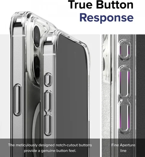 Ringke Fusion Apple iPhone 15 Pro Max Hoesje MagSafe Matte Transparant afbeelding 10
