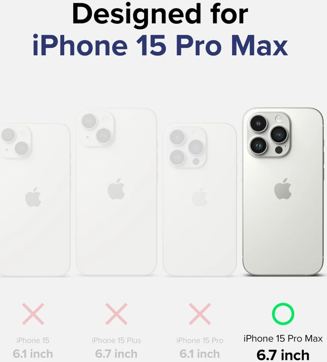 Ringke Fusion Apple iPhone 15 Pro Max Hoesje MagSafe Matte Transparant afbeelding 11