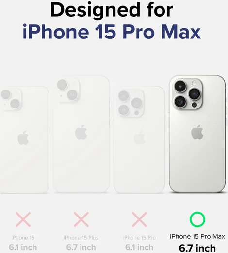 Ringke Fusion Apple iPhone 15 Pro Max Hoesje MagSafe Matte Transparant afbeelding 11
