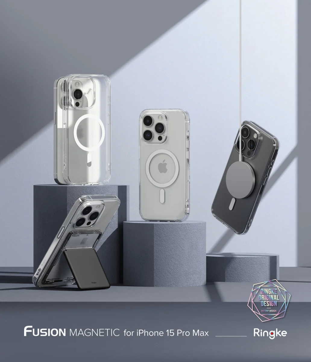 Ringke Fusion Apple iPhone 15 Pro Max Hoesje MagSafe Matte Transparant afbeelding 12