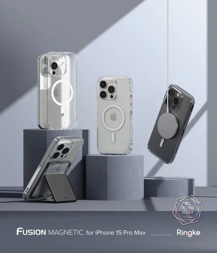 Ringke Fusion Apple iPhone 15 Pro Max Hoesje MagSafe Matte Transparant afbeelding 12