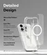 Ringke Fusion Apple iPhone 15 Pro Max Hoesje MagSafe Matte Transparant afbeelding 5