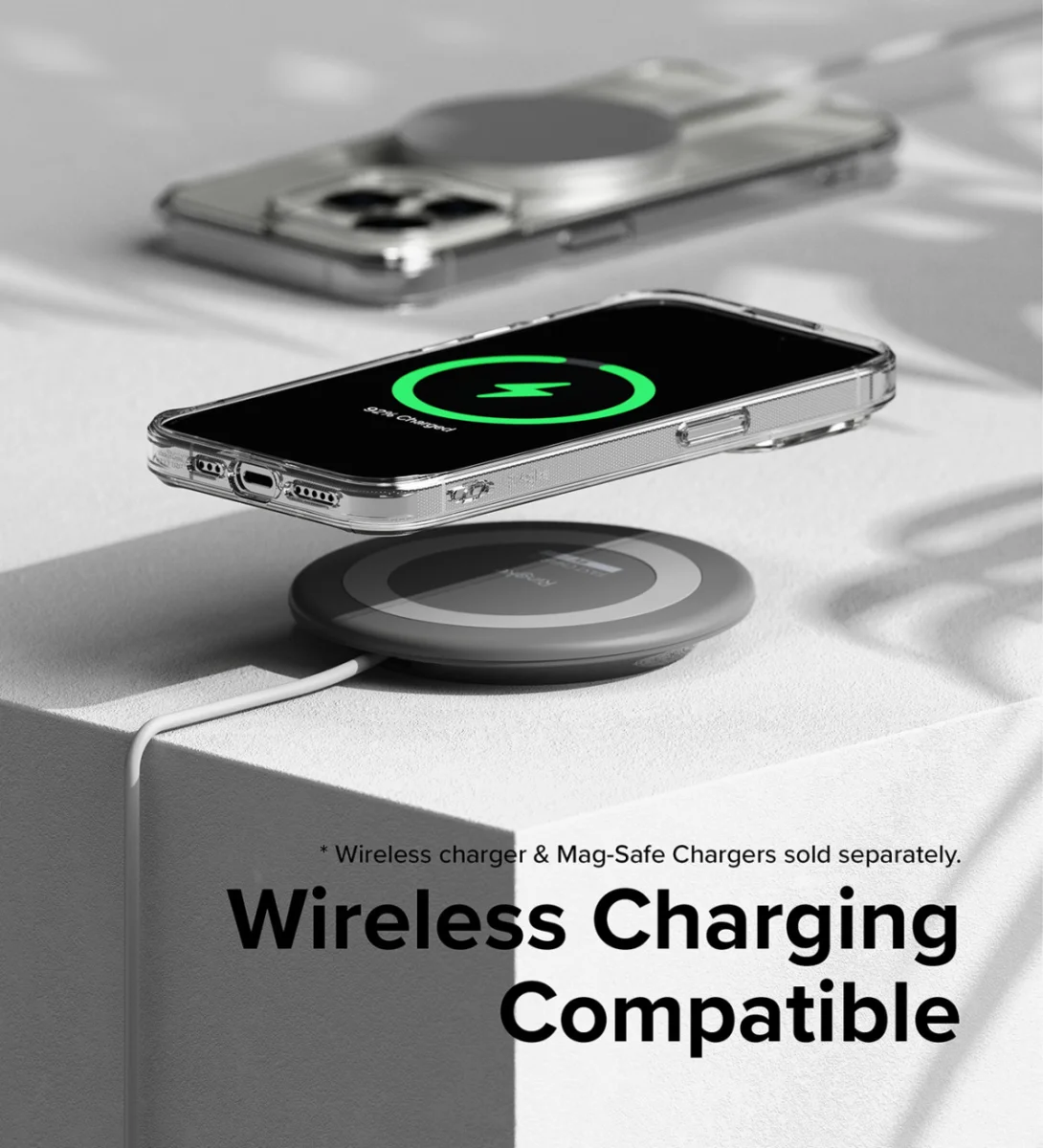 Ringke Fusion Apple iPhone 15 Pro Max Hoesje MagSafe Matte Transparant afbeelding 6