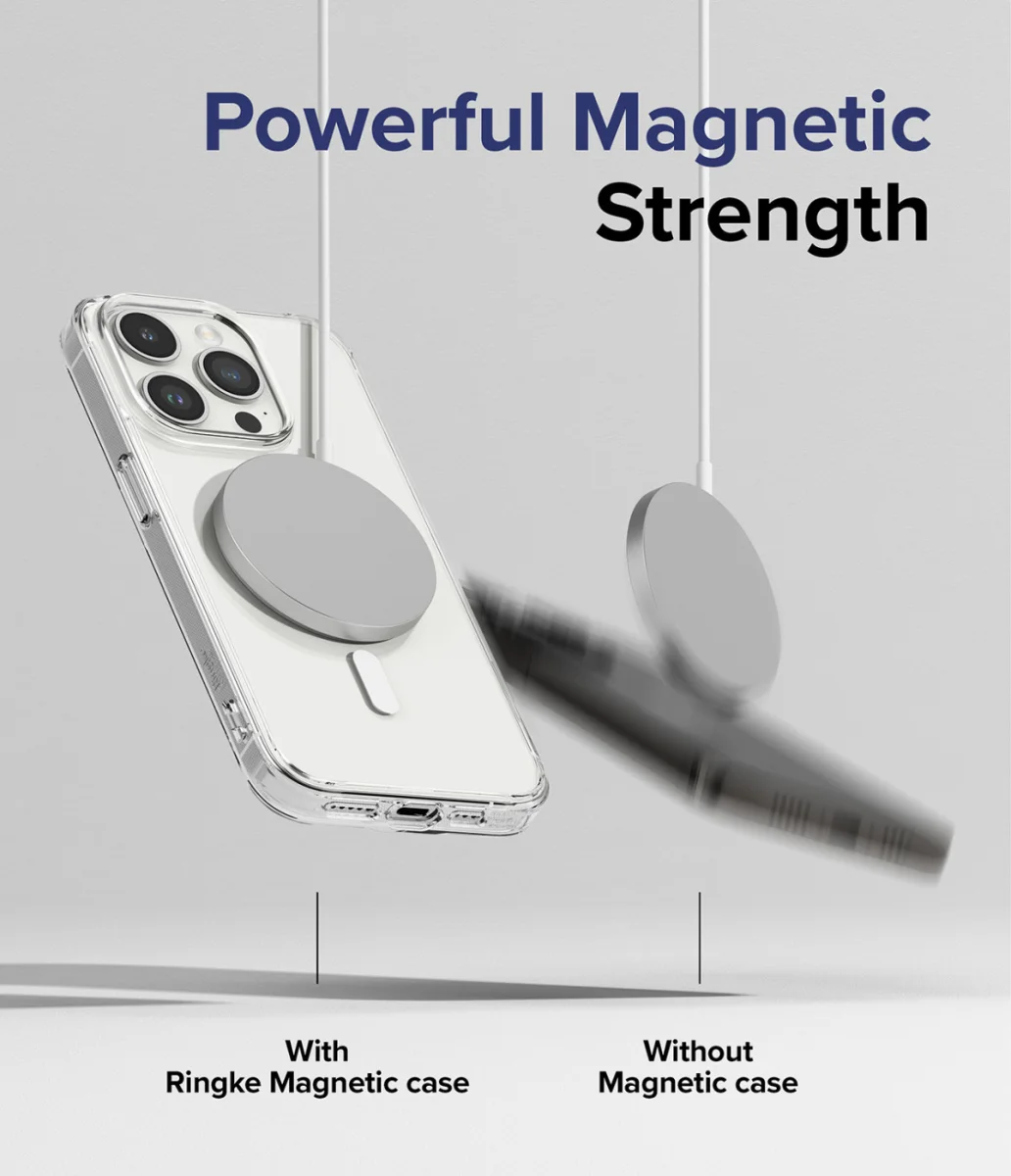 Ringke Fusion Apple iPhone 15 Pro Max Hoesje MagSafe Matte Transparant afbeelding 7