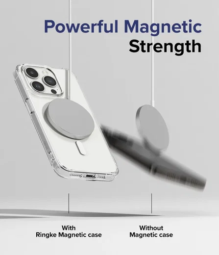 Ringke Fusion Apple iPhone 15 Pro Max Hoesje MagSafe Matte Transparant afbeelding 7
