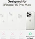 Ringke Air Apple iPhone 15 Pro Max Hoesje Flexibel TPU Transparant afbeelding 7