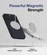 Ringke Silicone Apple iPhone 15 Pro Max Hoesje MagSafe Blauw afbeelding 9