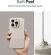 Ringke Silicone Apple iPhone 15 Pro Max Hoesje MagSafe Beige afbeelding 5