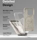 Ringke Silicone Apple iPhone 15 Pro Max Hoesje MagSafe Beige afbeelding 9