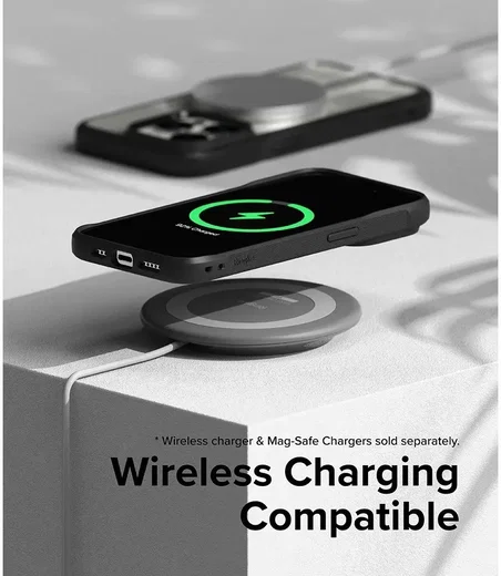 Ringke Fusion Bold Apple iPhone 15 Pro Hoesje Back Cover Zwart afbeelding 11