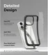 Ringke Fusion Bold Apple iPhone 15 Pro Hoesje Back Cover Zwart afbeelding 6