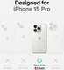 Ringke Fusion Bold Apple iPhone 15 Pro Hoesje Back Cover Zwart afbeelding 7