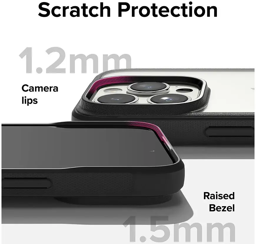 Ringke Fusion Bold Apple iPhone 15 Pro Hoesje Back Cover Zwart afbeelding 9
