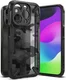 Ringke Fusion X Apple iPhone 15 Pro Hoesje Back Cover Camo Zwart afbeelding 13
