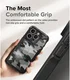 Ringke Fusion X Apple iPhone 15 Pro Hoesje Back Cover Camo Zwart afbeelding 4