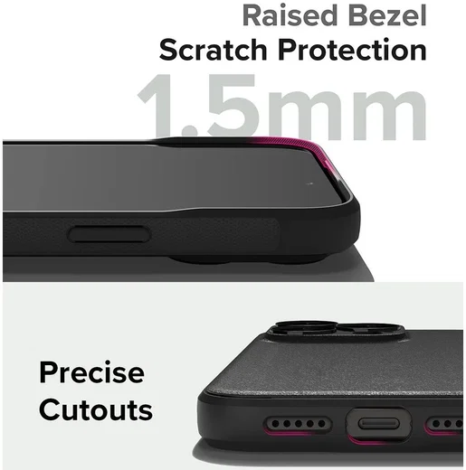 Ringke Onyx Apple iPhone 15 Pro Hoesje Flexibel TPU Back Cover Zwart afbeelding 10