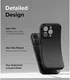 Ringke Onyx Apple iPhone 15 Pro Hoesje Flexibel TPU Back Cover Zwart afbeelding 5