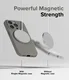 Ringke Silicone Apple iPhone 15 Pro Hoesje Back Cover MagSafe Beige afbeelding 13
