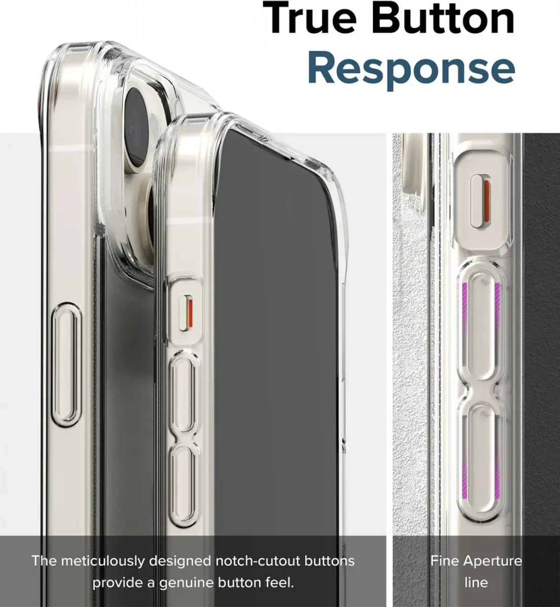 Ringke Fusion Apple iPhone 15 Plus Hoesje Back Cover Transparant afbeelding 10