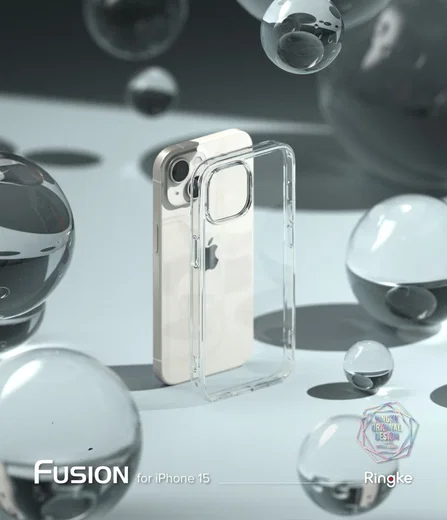 Ringke Fusion Apple iPhone 15 Plus Hoesje Back Cover Transparant afbeelding 12