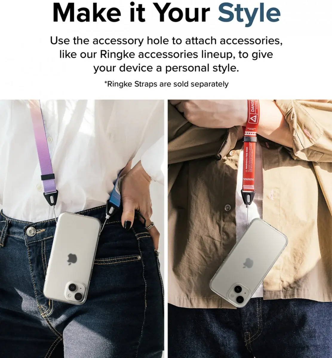 Ringke Fusion Apple iPhone 15 Plus Hoesje Back Cover Transparant afbeelding 14