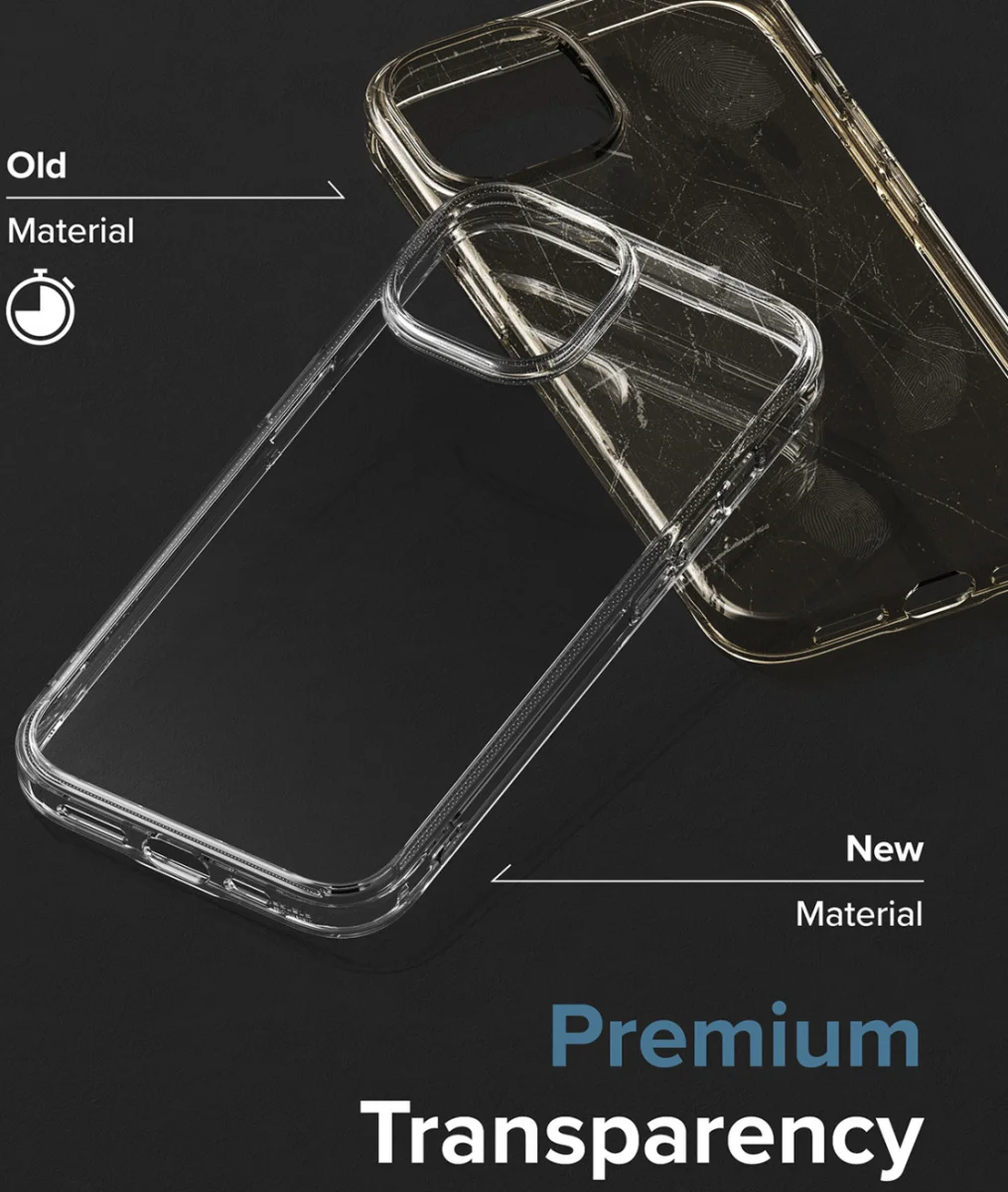 Ringke Fusion Apple iPhone 15 Plus Hoesje Back Cover Transparant afbeelding 4