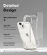 Ringke Fusion Apple iPhone 15 Plus Hoesje Back Cover Transparant afbeelding 5