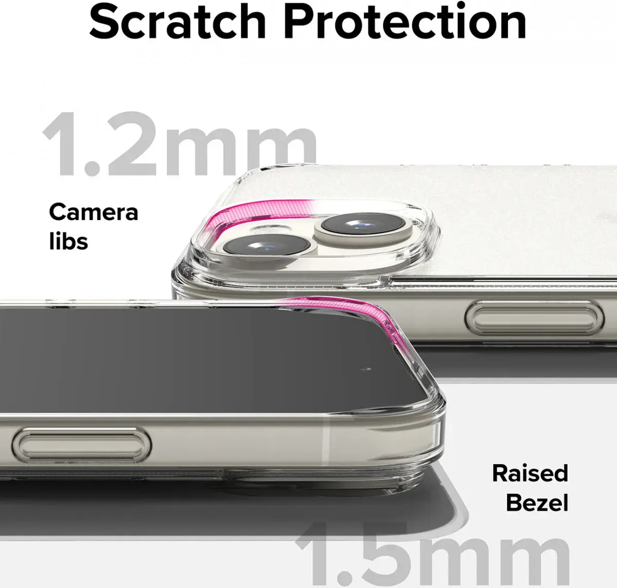 Ringke Fusion Apple iPhone 15 Plus Hoesje Back Cover Transparant afbeelding 9