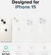 Ringke Fusion Apple iPhone 15 Plus Hoesje Back Cover Matte Transparant afbeelding 11