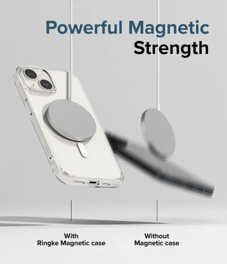 Ringke Fusion Apple iPhone 15 Plus Hoesje MagSafe Matte Transparant afbeelding 9