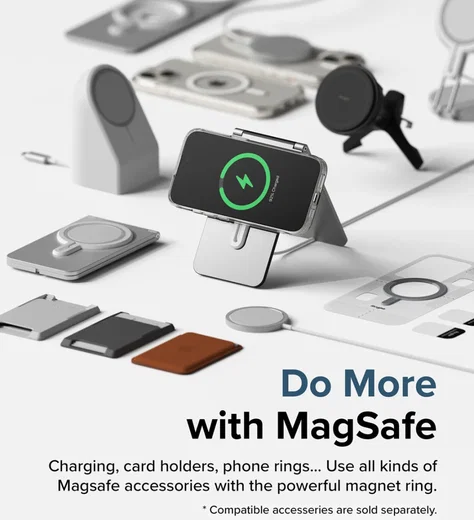 Ringke Fusion Apple iPhone 15 Plus Hoesje MagSafe Matte Transparant afbeelding 3