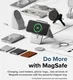 Ringke Fusion Apple iPhone 15 Plus Hoesje MagSafe Matte Transparant afbeelding 3
