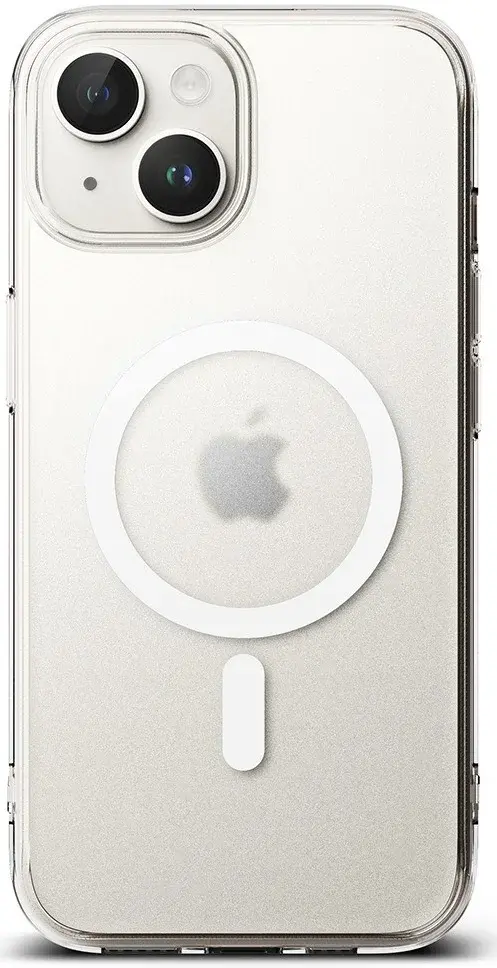 Ringke Fusion Apple iPhone 15 Plus Hoesje MagSafe Matte Transparant afbeelding 15
