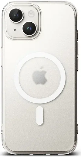 Ringke Fusion Apple iPhone 15 Plus Hoesje MagSafe Matte Transparant afbeelding 15